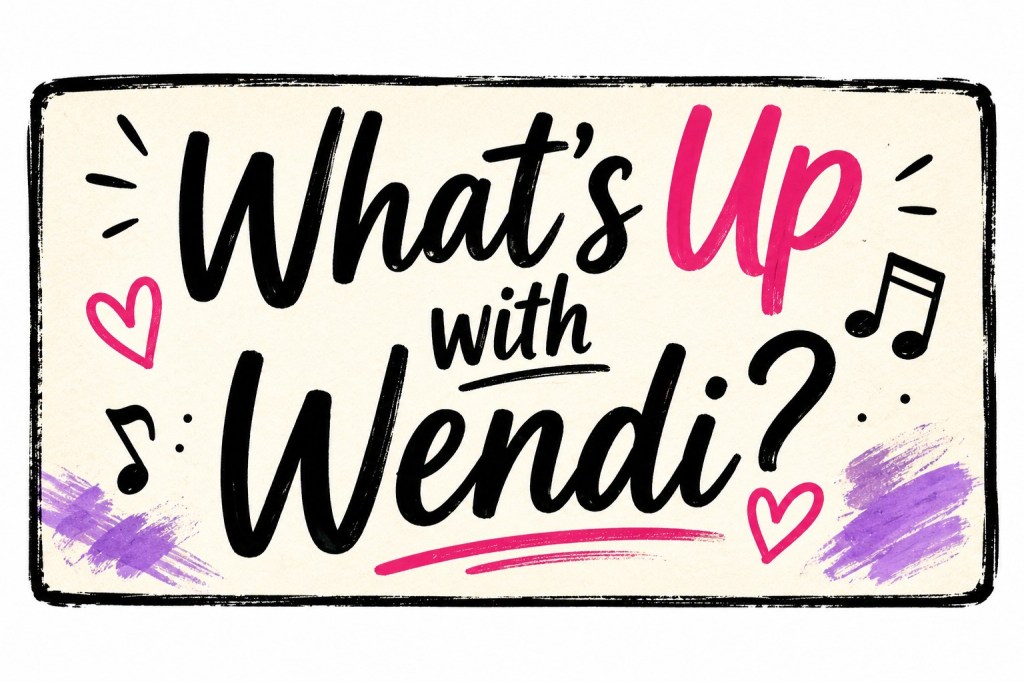 Hello Again… Welcome to What’s Up with Wendi?